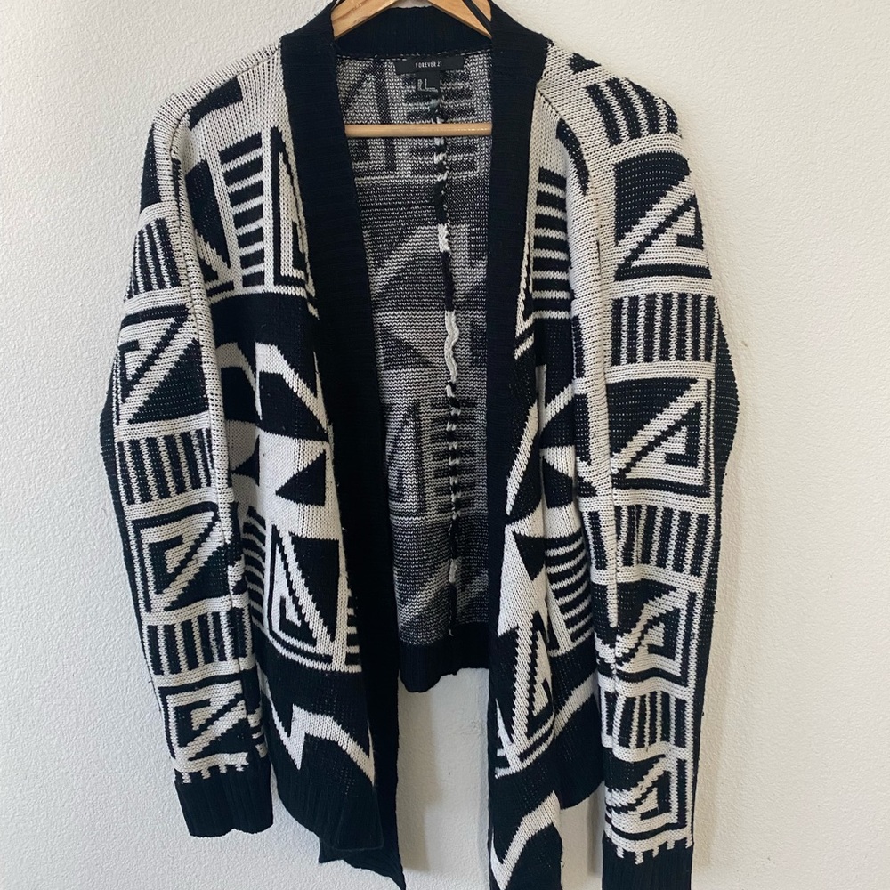 Thick cardigan